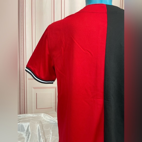 Disney Park Our Universe Marvel Logo Baseball Jersey Men's LARGE NW WDW AVENGERS - Picture 11 of 13